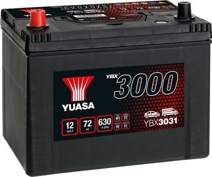 Yuasa YBX3031 - Starter akumulator parts5.com