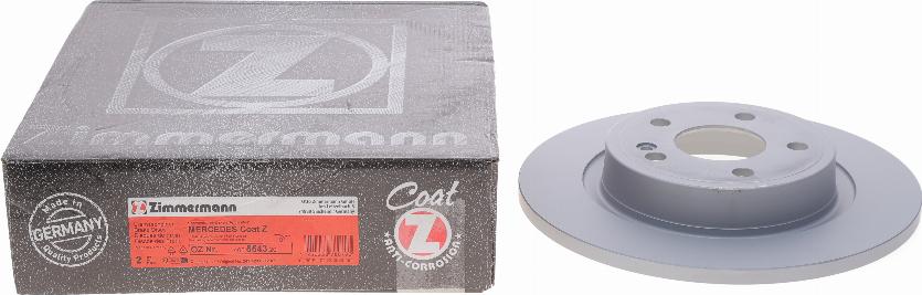 Zimmermann 400.5543.20 - Kočioni disk parts5.com