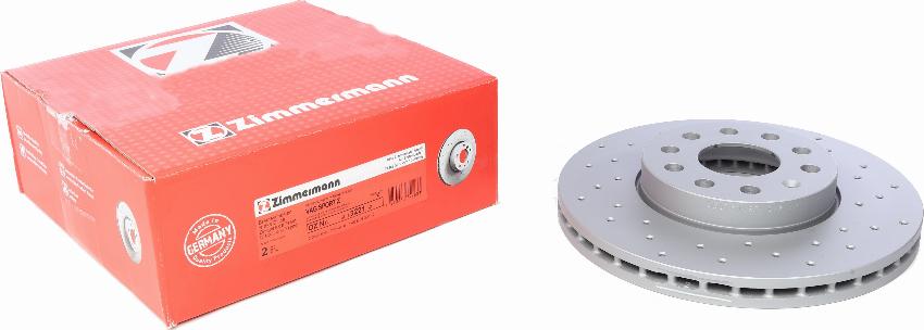 Zimmermann 600.3221.52 - Тормозной диск parts5.com