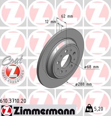 Zimmermann 610.3710.20 - Piduriketas parts5.com