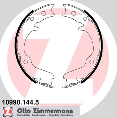 Zimmermann 10990.144.5 - Brake Shoe Set, parking brake parts5.com