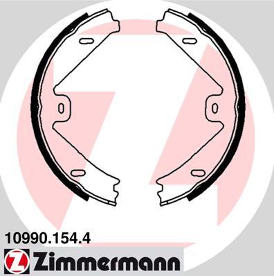 Zimmermann 10990.154.4 - Комплект тормозов, ручник, парковка parts5.com