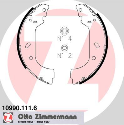 Zimmermann 10990.111.6 - Jarrukenkäsarja parts5.com