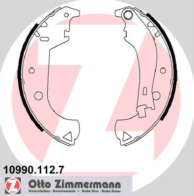 Zimmermann 10990.112.7 - Set saboti frana parts5.com