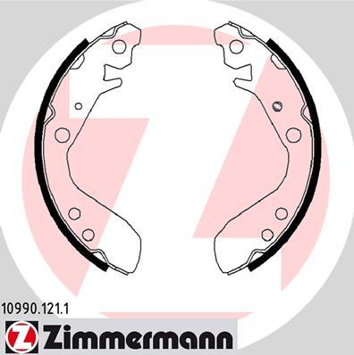 Zimmermann 10990.121.1 - Bremsbackensatz parts5.com