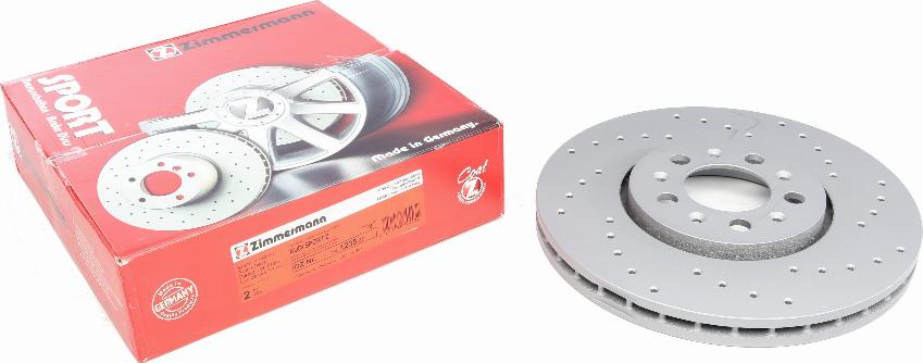 Zimmermann 100.1235.52 - Kočni disk parts5.com