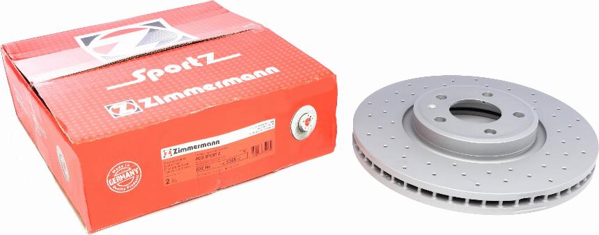 Zimmermann 100.3355.52 - Disc frana parts5.com