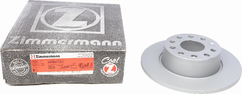 Zimmermann 100.3381.20 - Disc frana parts5.com