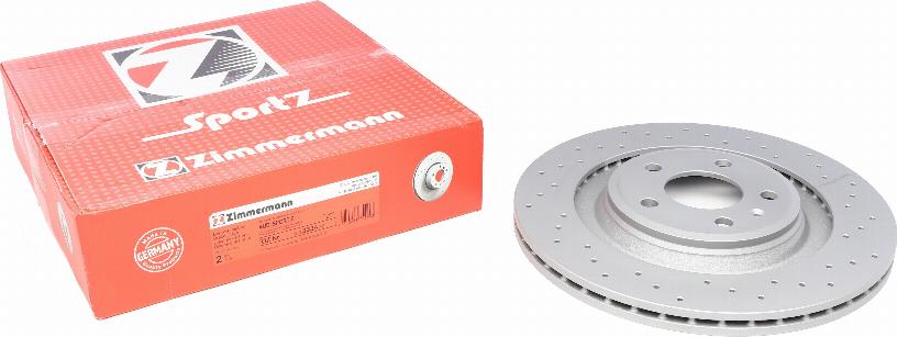 Zimmermann 100.3334.52 - Brzdový kotúč parts5.com