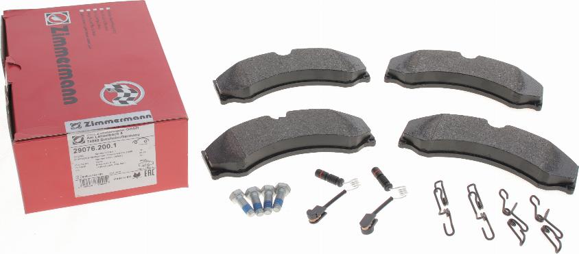 Zimmermann 29076.200.1 - Juego de pastillas de freno parts5.com