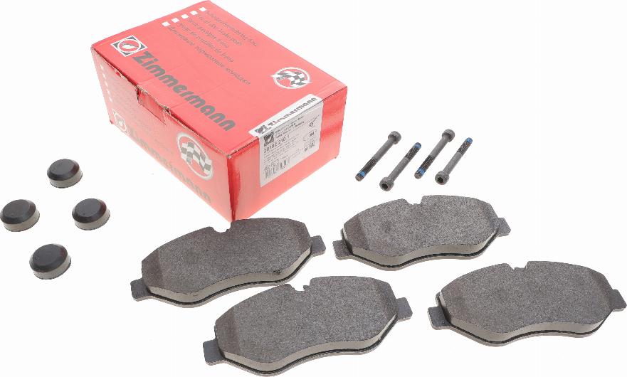 Zimmermann 29192.210.1 - Brake Pad Set, disc brake parts5.com