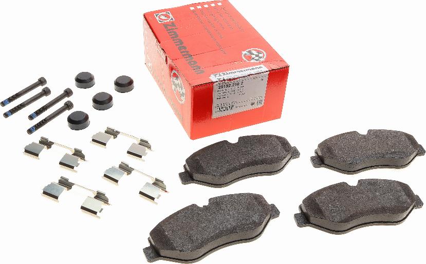 Zimmermann 29192.210.2 - Brake Pad Set, disc brake parts5.com