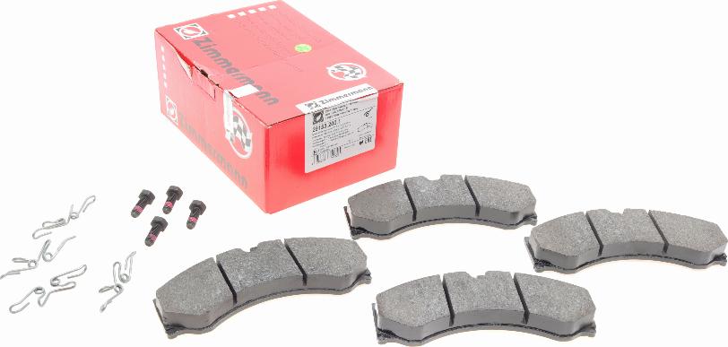 Zimmermann 29153.200.1 - Juego de pastillas de freno parts5.com