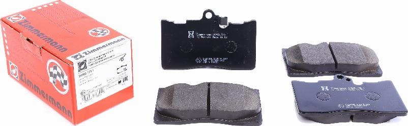 Zimmermann 24965.175.1 - Brake Pad Set, disc brake parts5.com