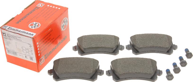 Zimmermann 24483.170.1 - Brake Pad Set, disc brake parts5.com