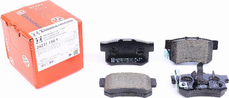 Zimmermann 24231.150.1 - Σετ τακάκια, δισκόφρενα parts5.com