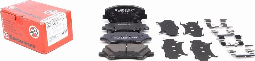 Zimmermann 25692.180.2 - Brake Pad Set, disc brake parts5.com