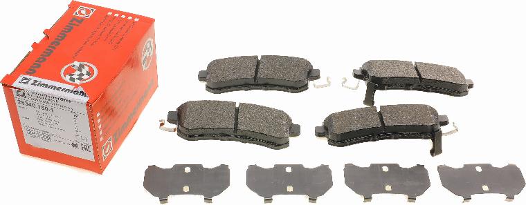 Zimmermann 25340.150.1 - Brake Pad Set, disc brake parts5.com