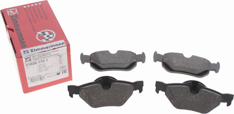 Zimmermann 23926.170.1 - Set placute frana,frana disc parts5.com