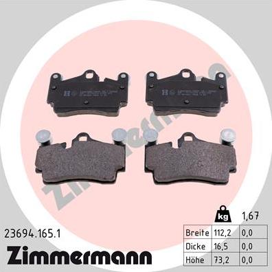 Zimmermann 23694.165.1 - - - parts5.com