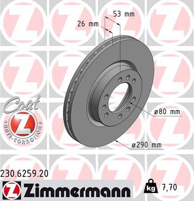 Zimmermann 230.6259.20 - - - parts5.com