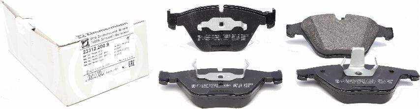 Zimmermann 23312.200.9 - Set placute frana,frana disc parts5.com