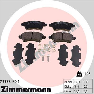 Zimmermann 23333.180.1 - Jarrupala, levyjarru parts5.com