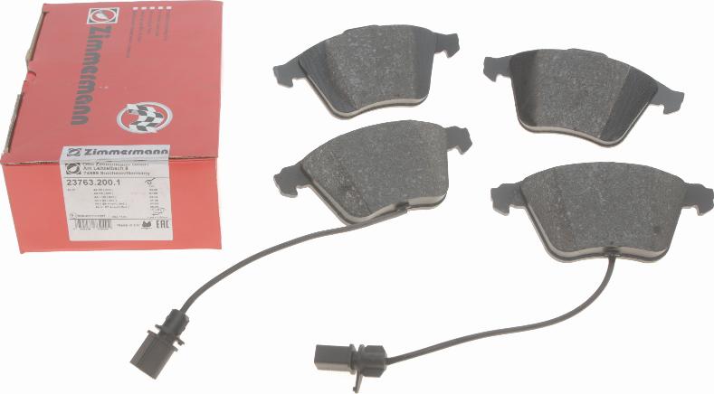 Zimmermann 23763.200.1 - Brake Pad Set, disc brake parts5.com