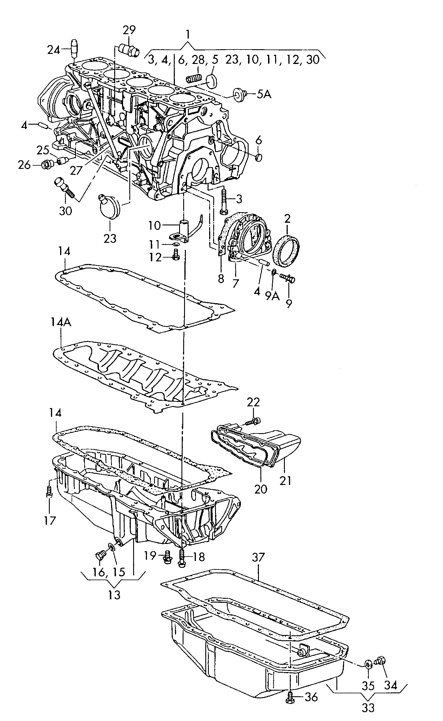 VAG 068 103 171 F - Brtveni prsten vratila, koljenasto vratilo parts5.com