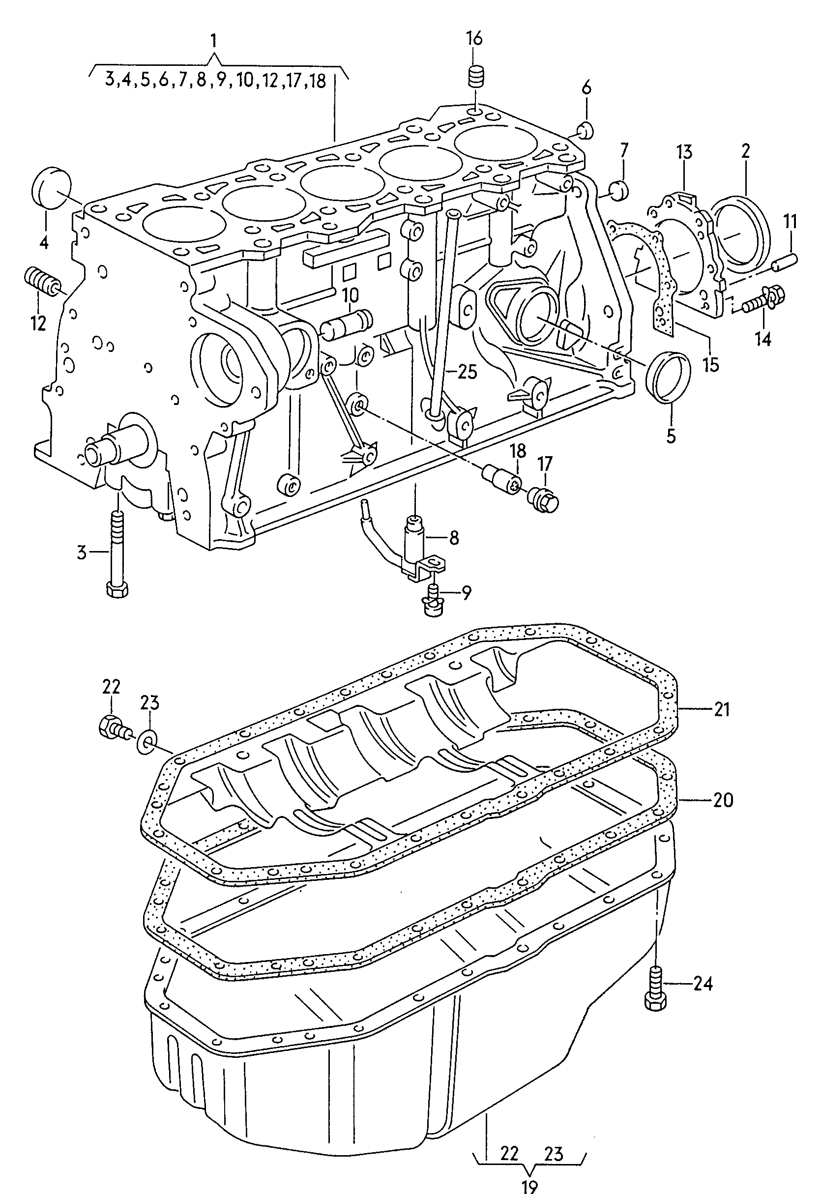 Porsche N   013 849 2 - Sealing Plug, oil sump parts5.com