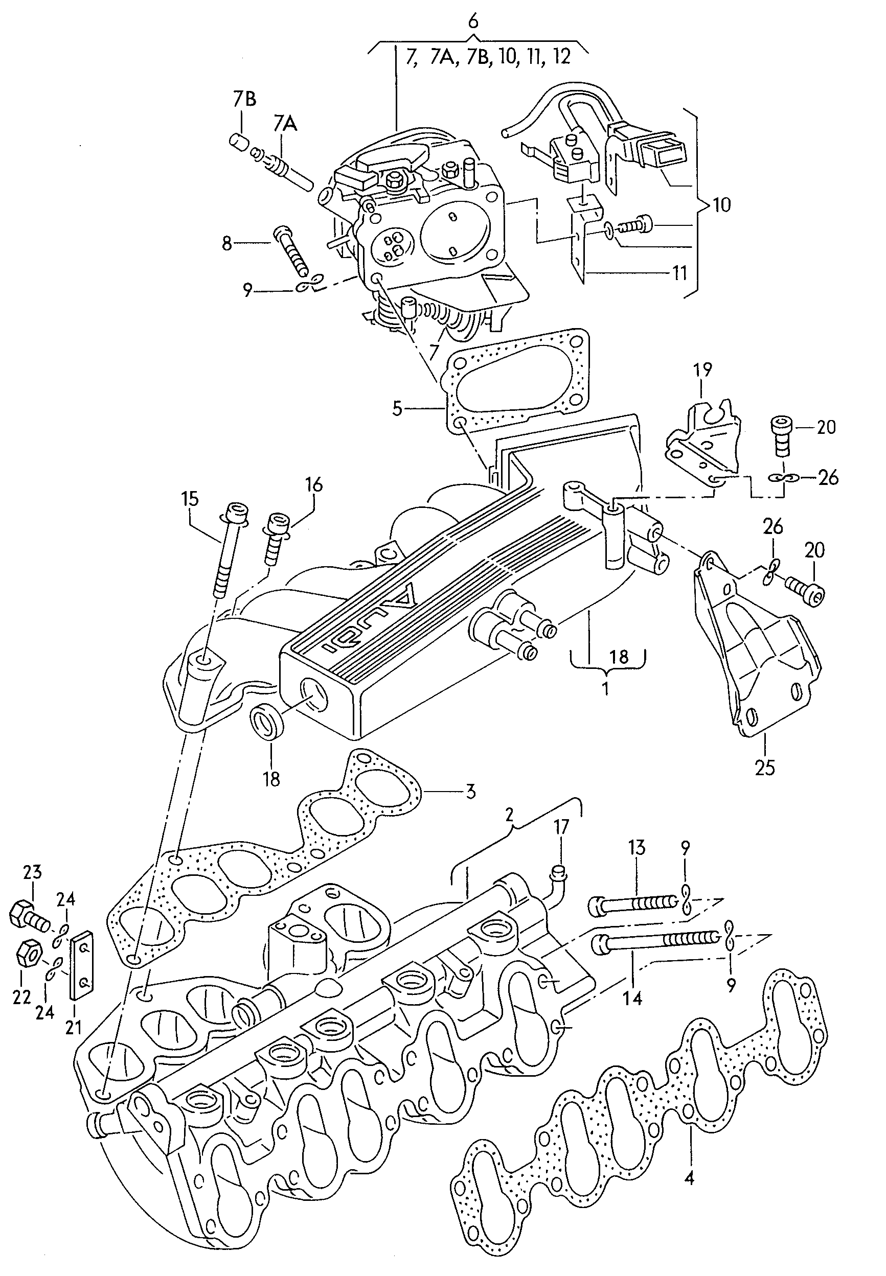 AUDI N   900 850 01 - Nut, exhaust manifold parts5.com