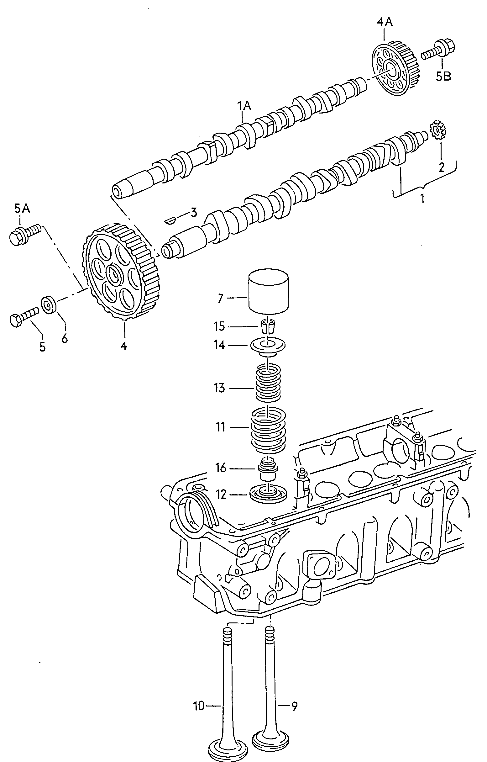 VW 074 109 101 J - Camshaft parts5.com