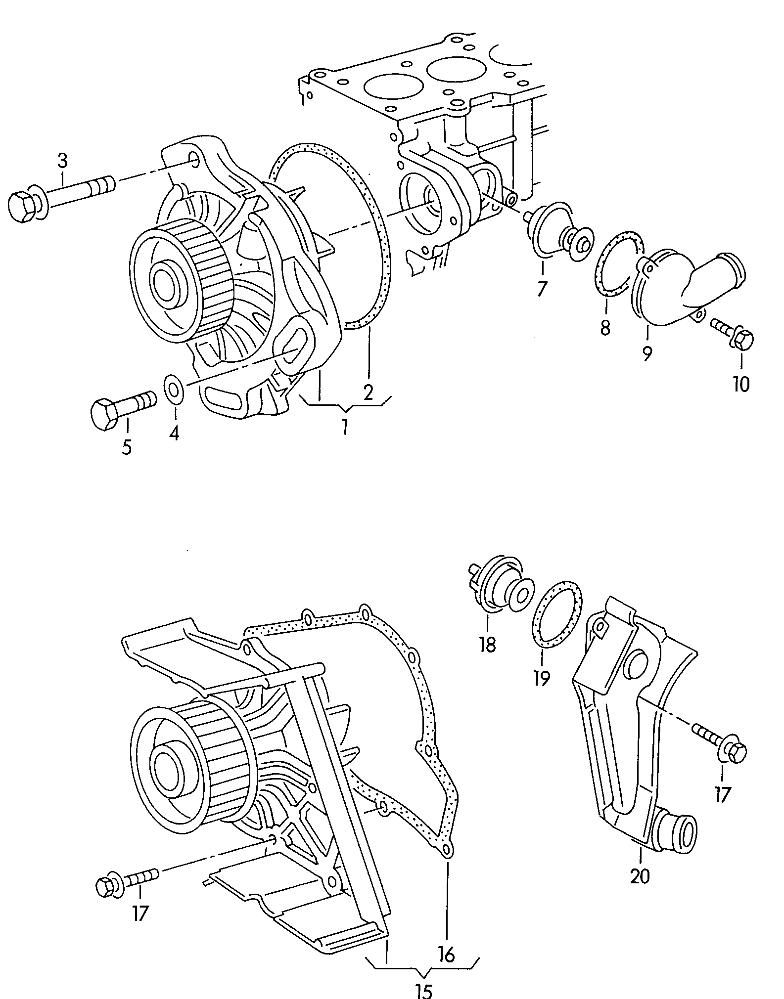 VW N  0103581 - Hexagon bolt parts5.com