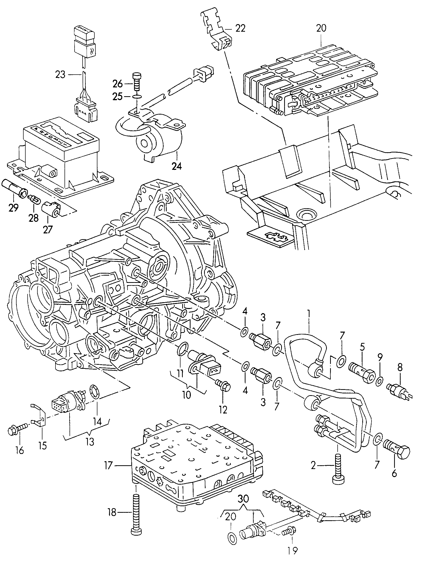 VAG 095325381A - Tömítés, olajszivattyú parts5.com