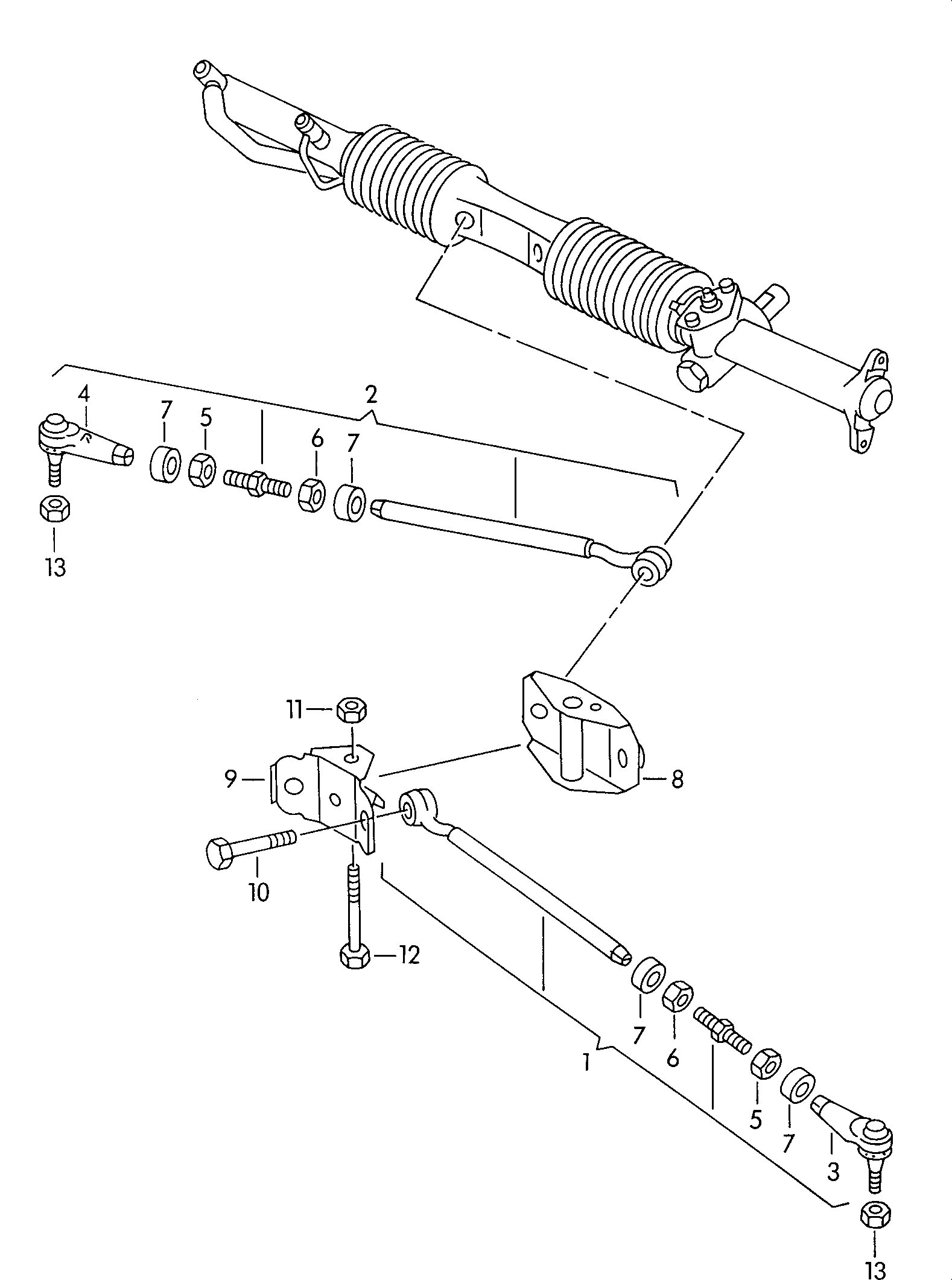 AUDI 443 419 812 D - Spurstangenkopf parts5.com