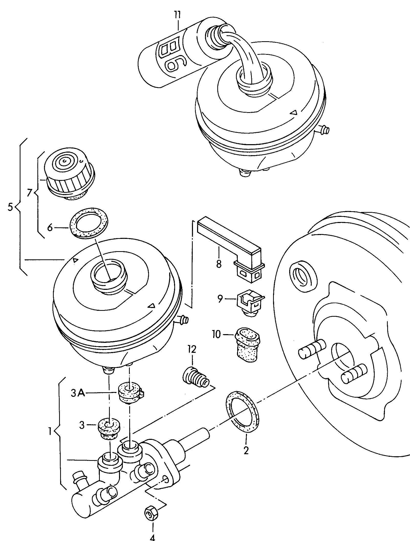 AUDI 8E0 611 301 - Vas de expansiune, lichid frana parts5.com