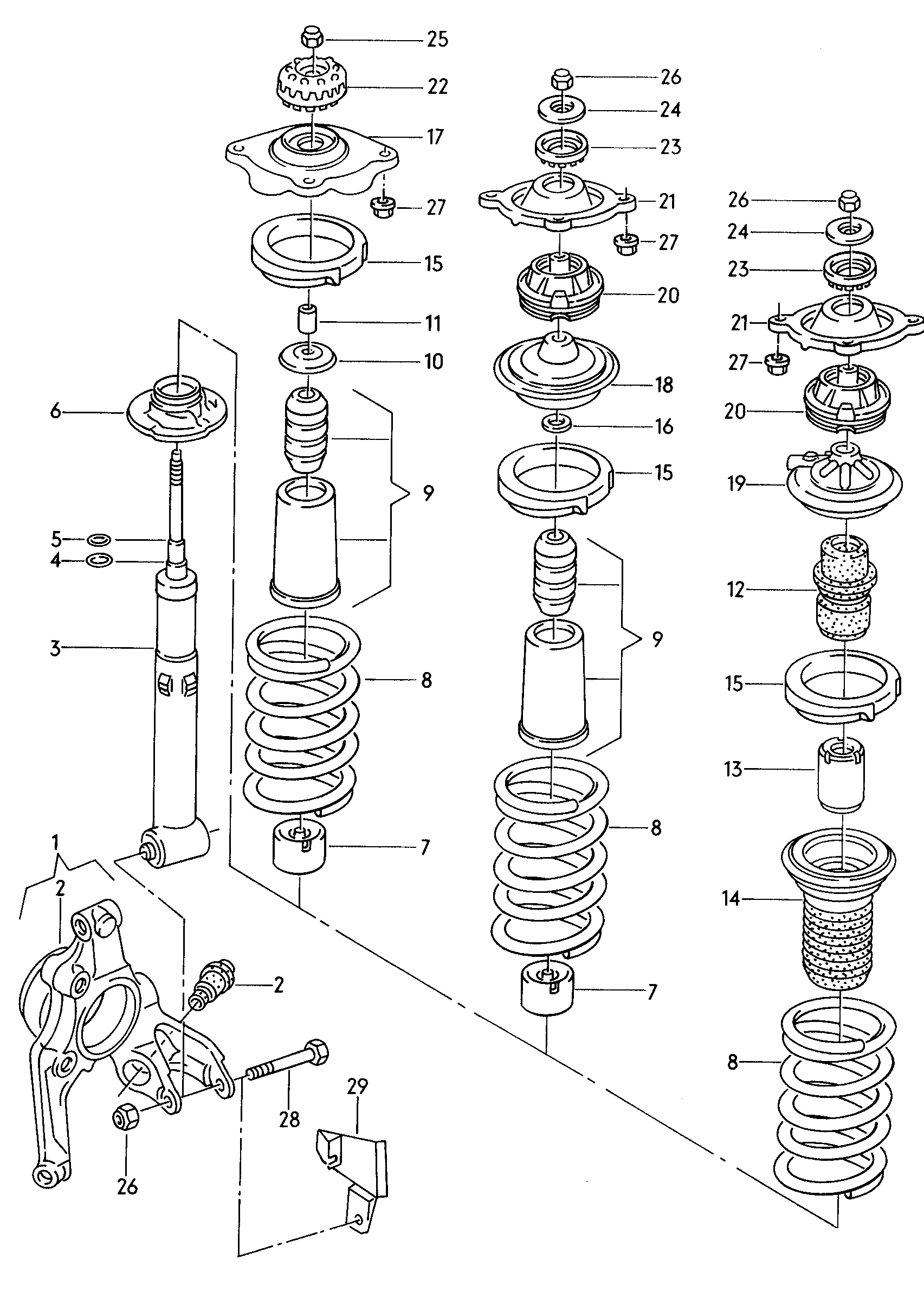 Skoda 443 512 331 - Ložisko pružné vzpěry parts5.com