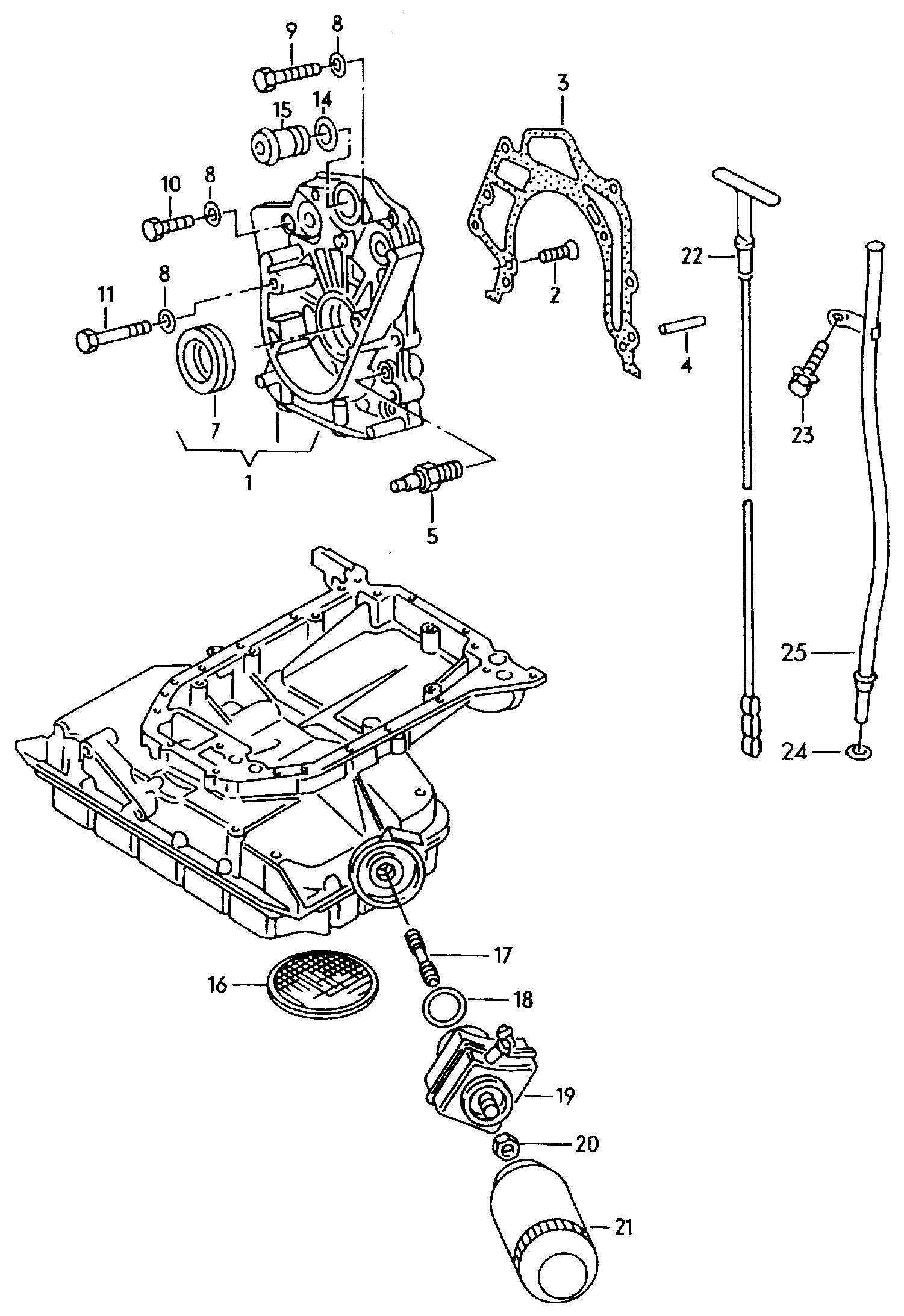 VW 078115561J - Filtre à huile parts5.com