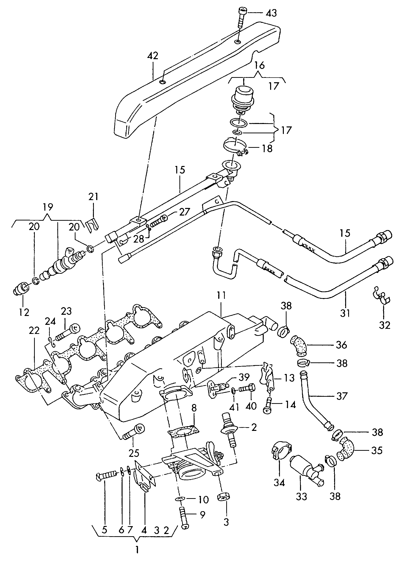 VAG 035 906 149 A - Τσιμούχα, μπεκ ψεκασμού parts5.com