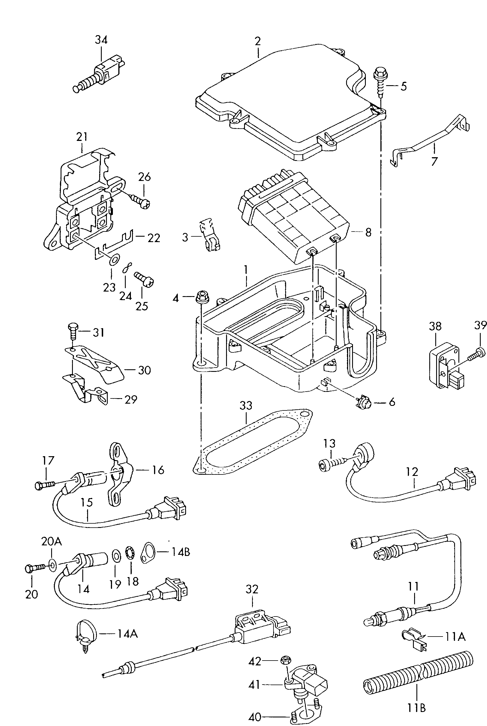 Seat 071 957 147 - Sensor, crankshaft pulse parts5.com