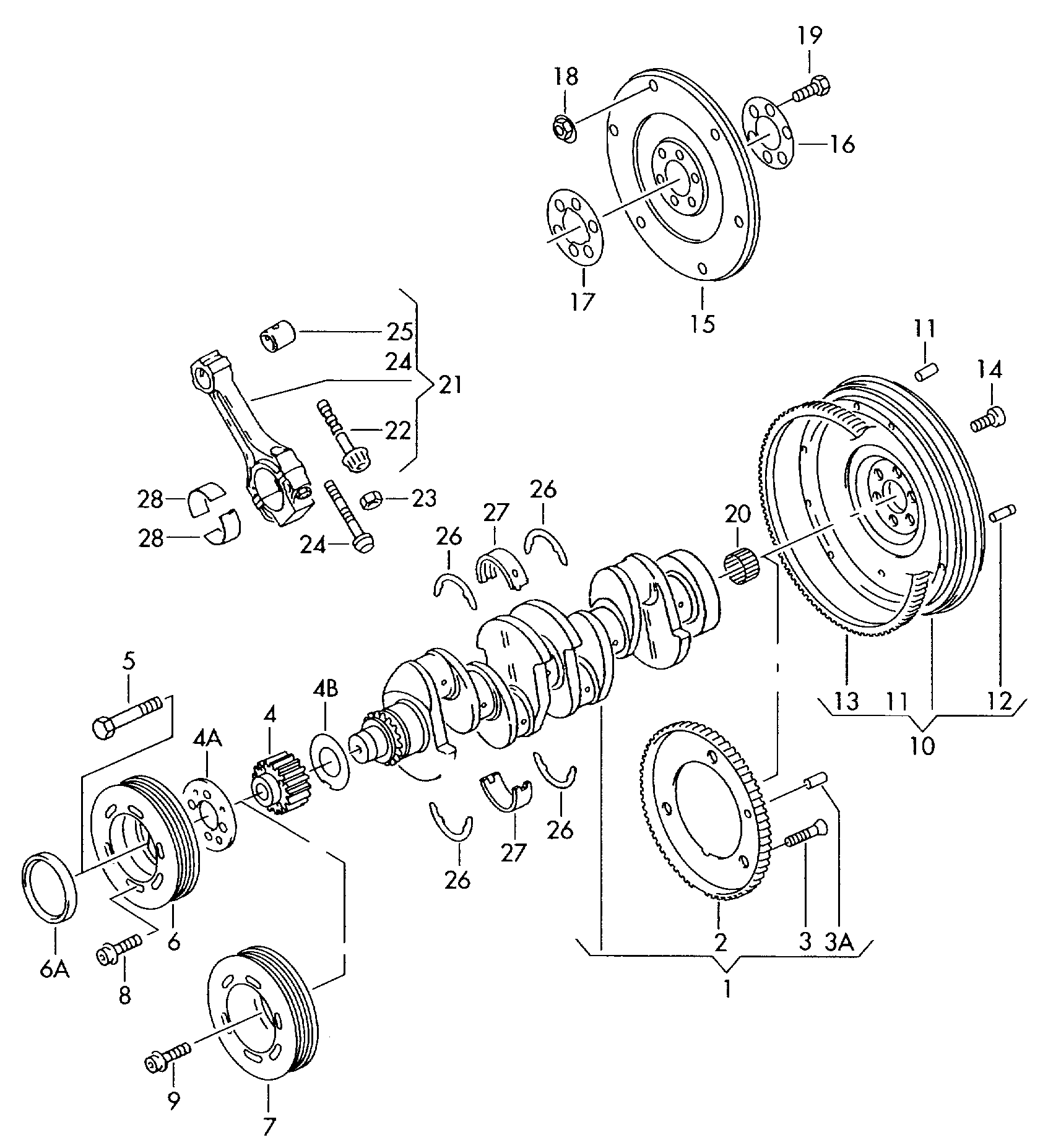 VAG 058105266 - Flywheel parts5.com