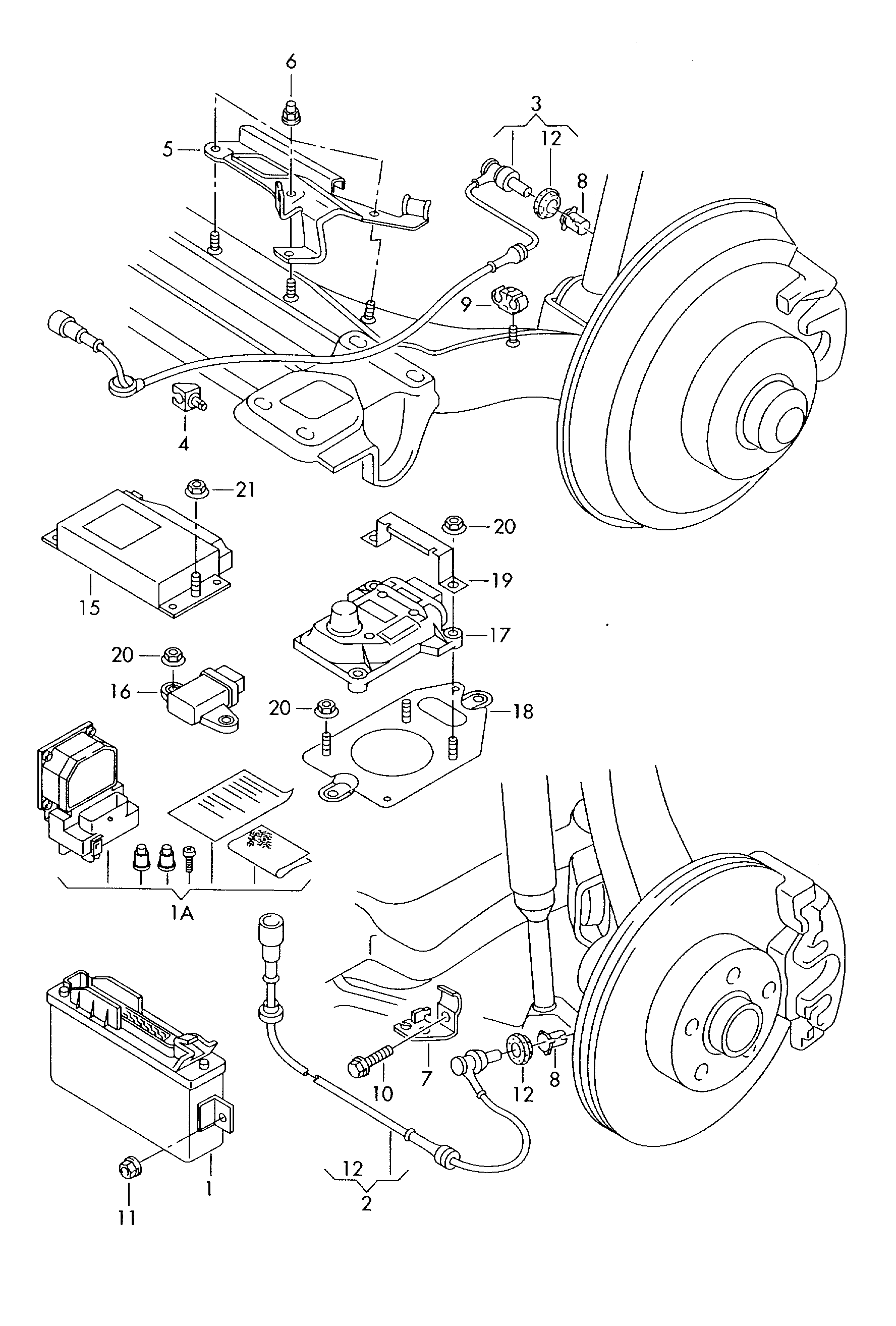 VW 1J0 973 702 - Set reparat cabluri, sistem electric central parts5.com