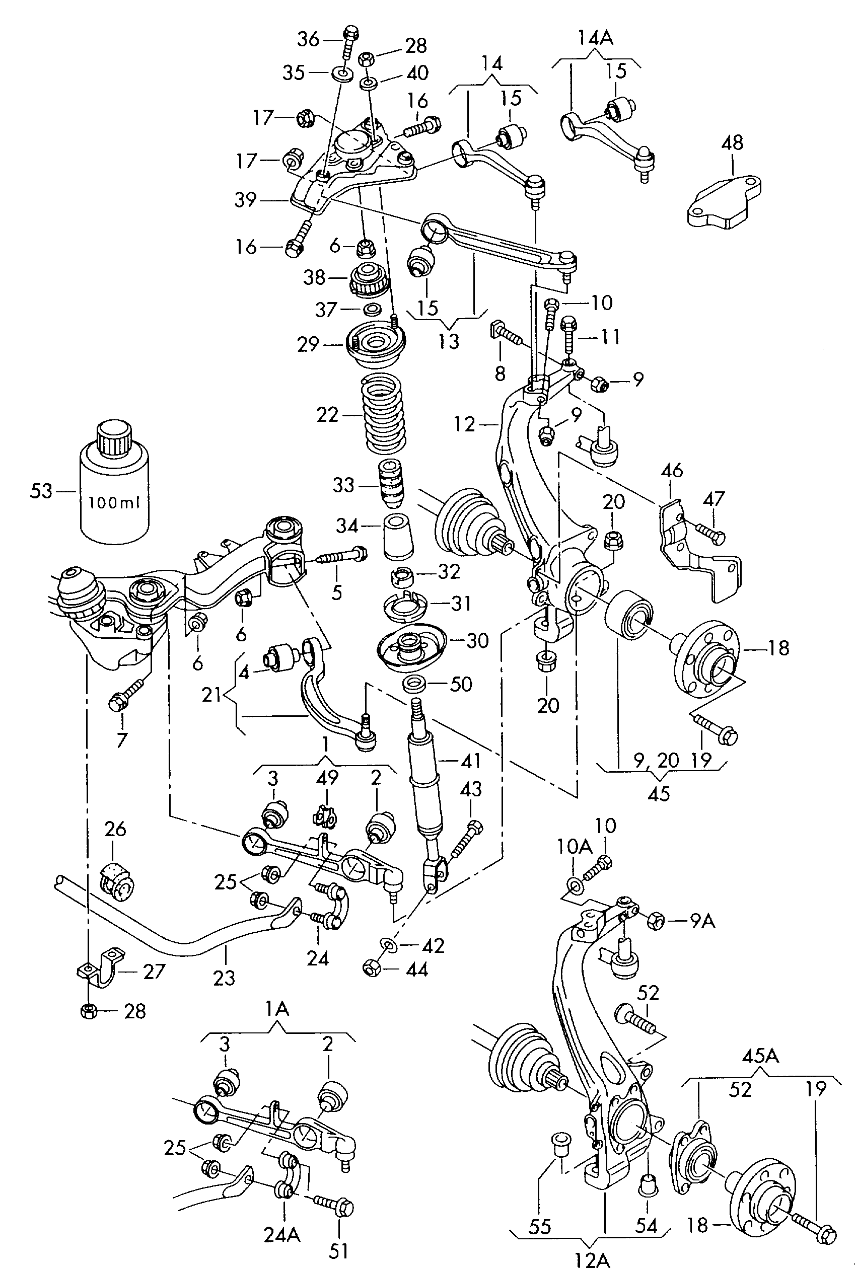 Seat 8E0407693Q - Reparatursatz, Querlenker parts5.com