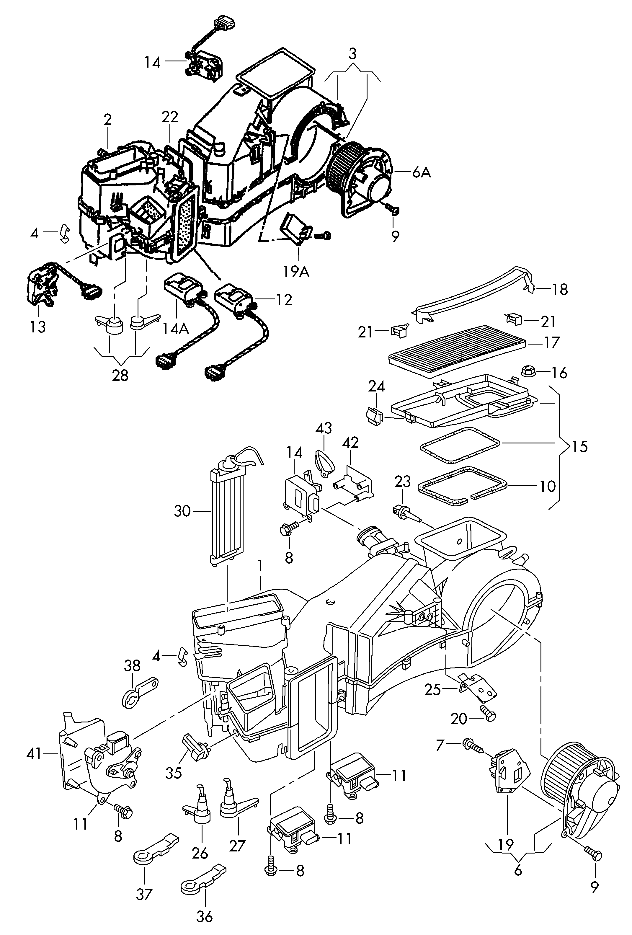 Skoda 8D2 820 511 C - Seadeelement,seguklapp parts5.com