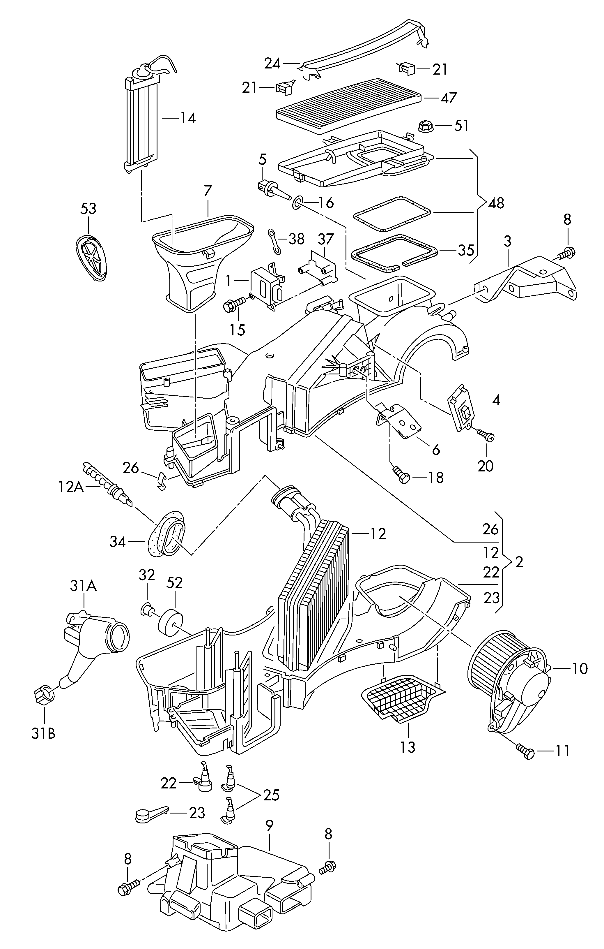 Seat 8D0 959 263 - Juhtseade,soojendus / õhutus parts5.com