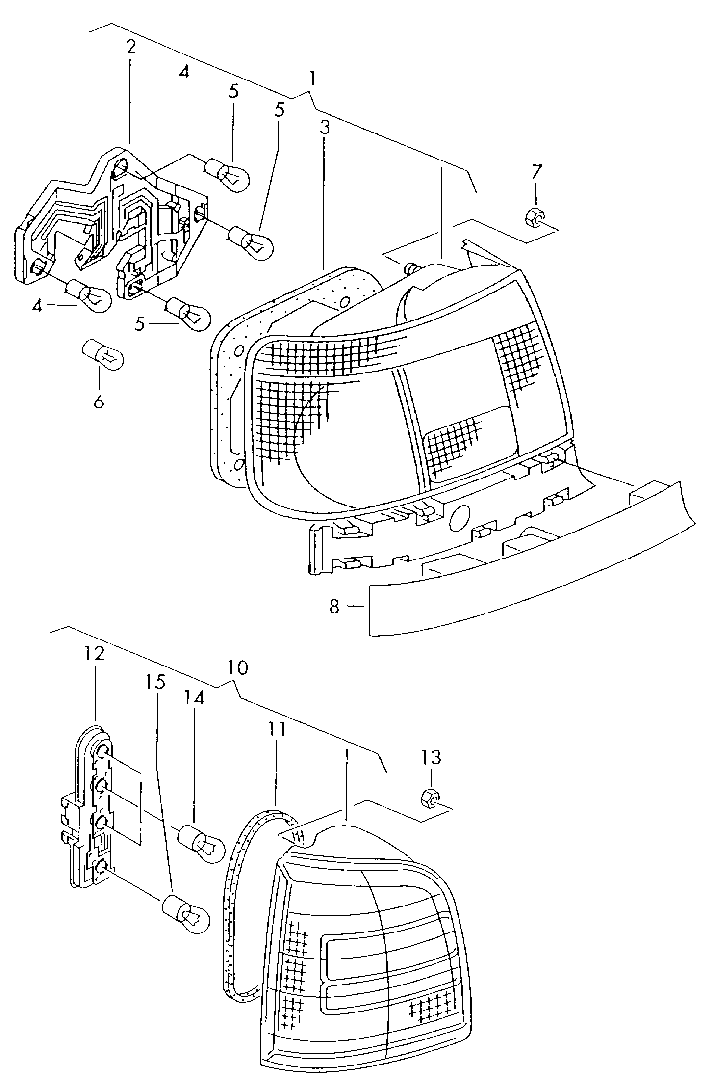 VW N   017 738 2 - Крушка с нагреваема жичка, задни светлини parts5.com