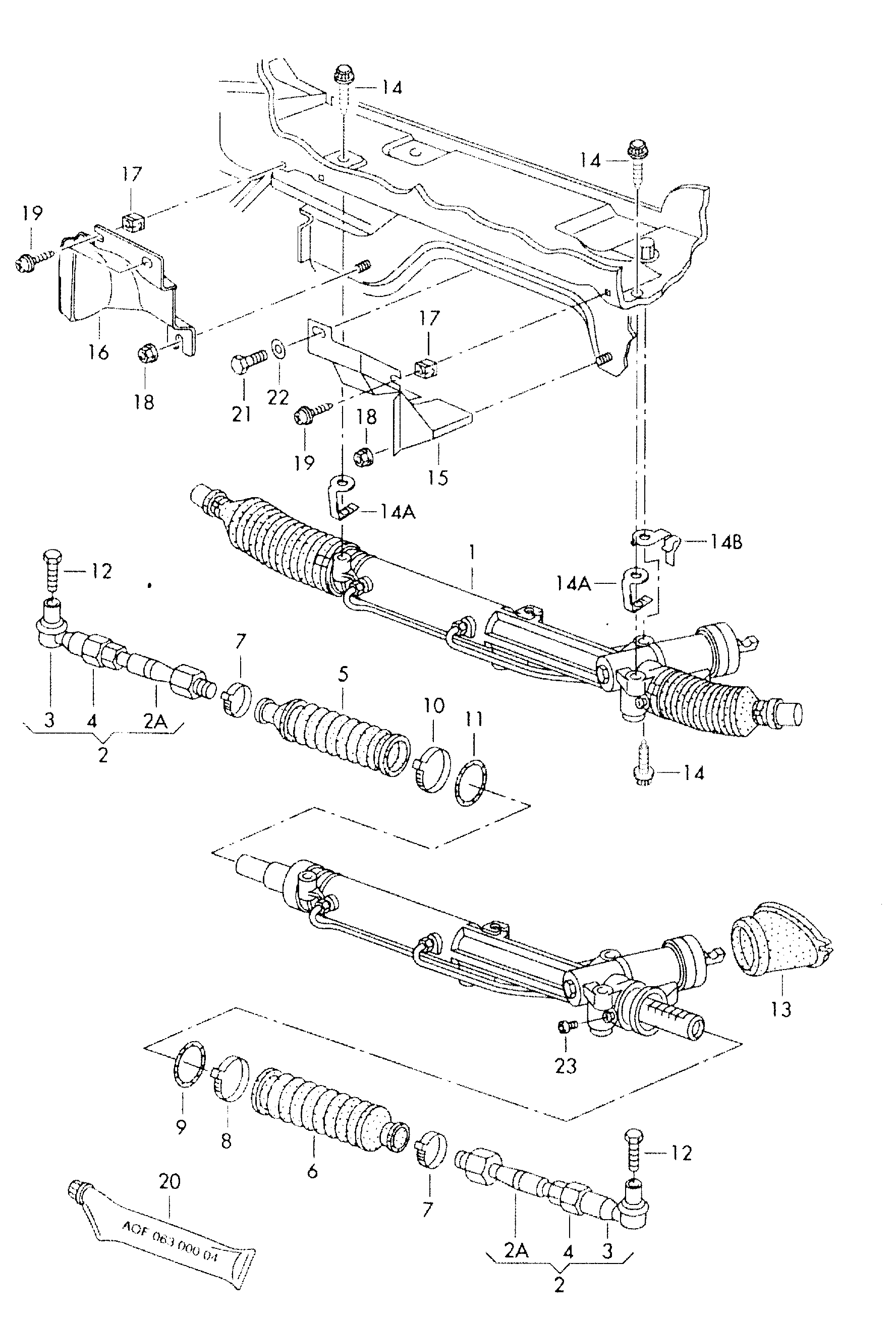 Skoda 4F0 498 811 A - Rotule de barre de connexion parts5.com