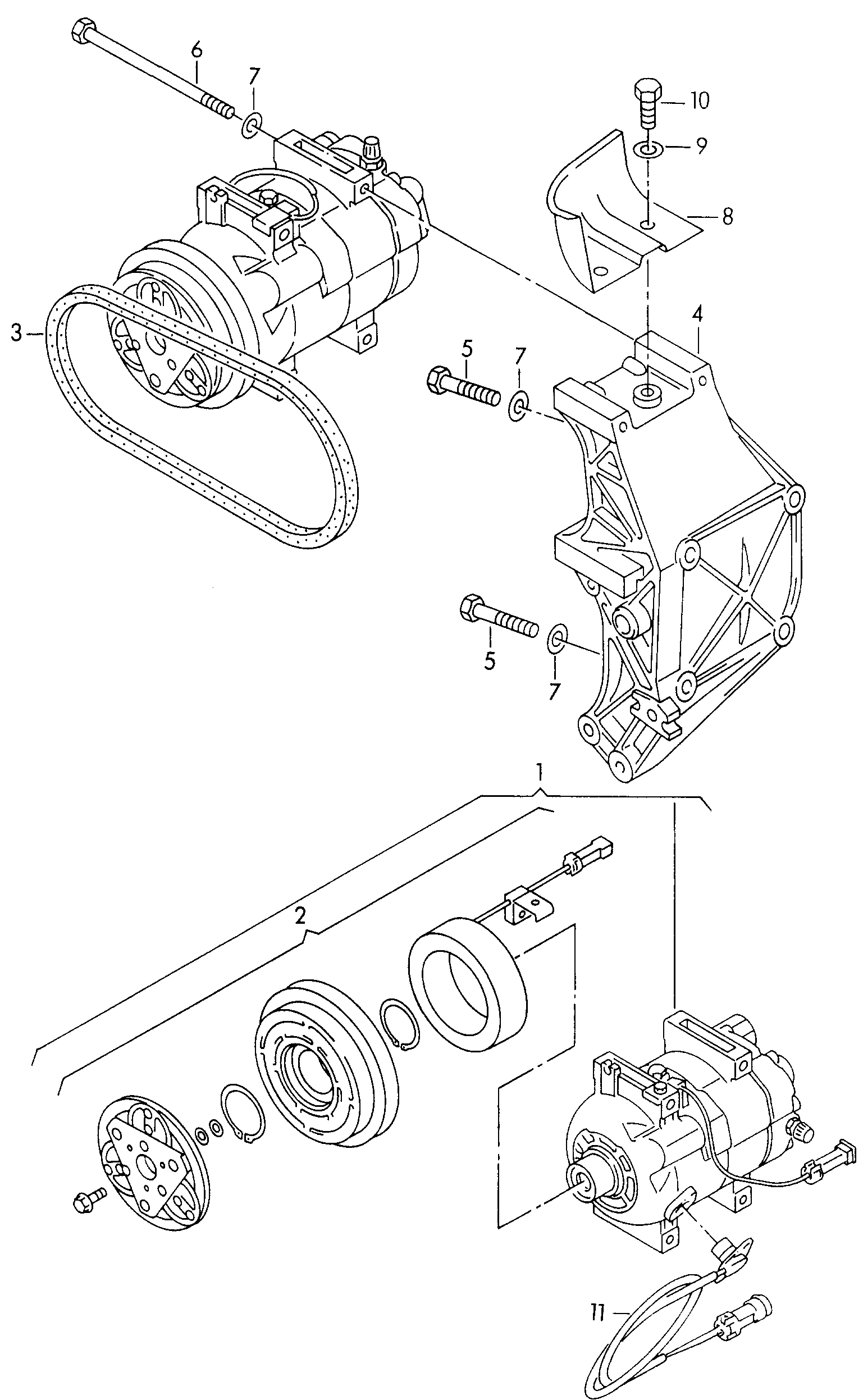 AUDI 028 260 849 H - Kanallı V kayışı parts5.com