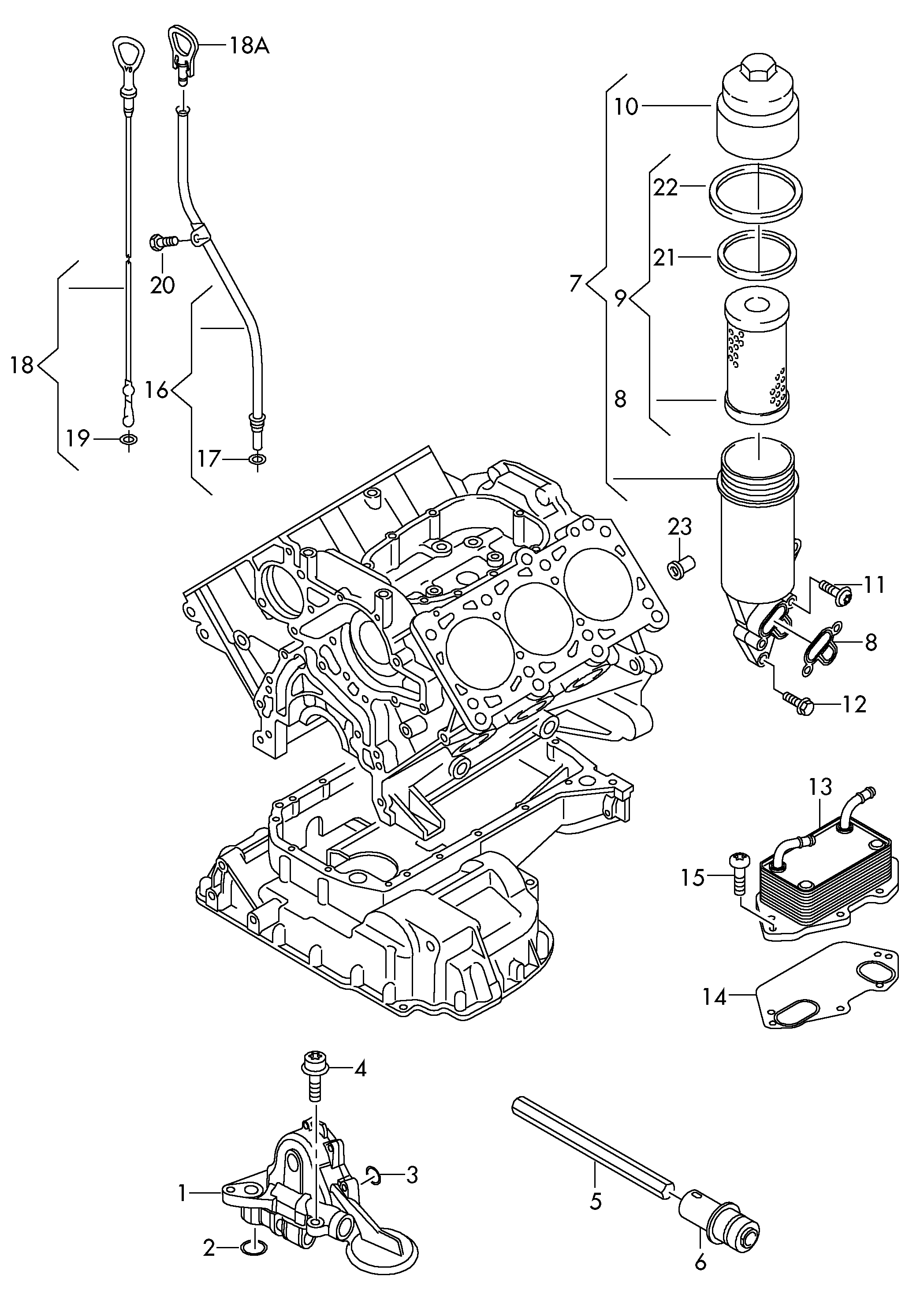 Seat 06E115405C - Locas filtru ulei parts5.com