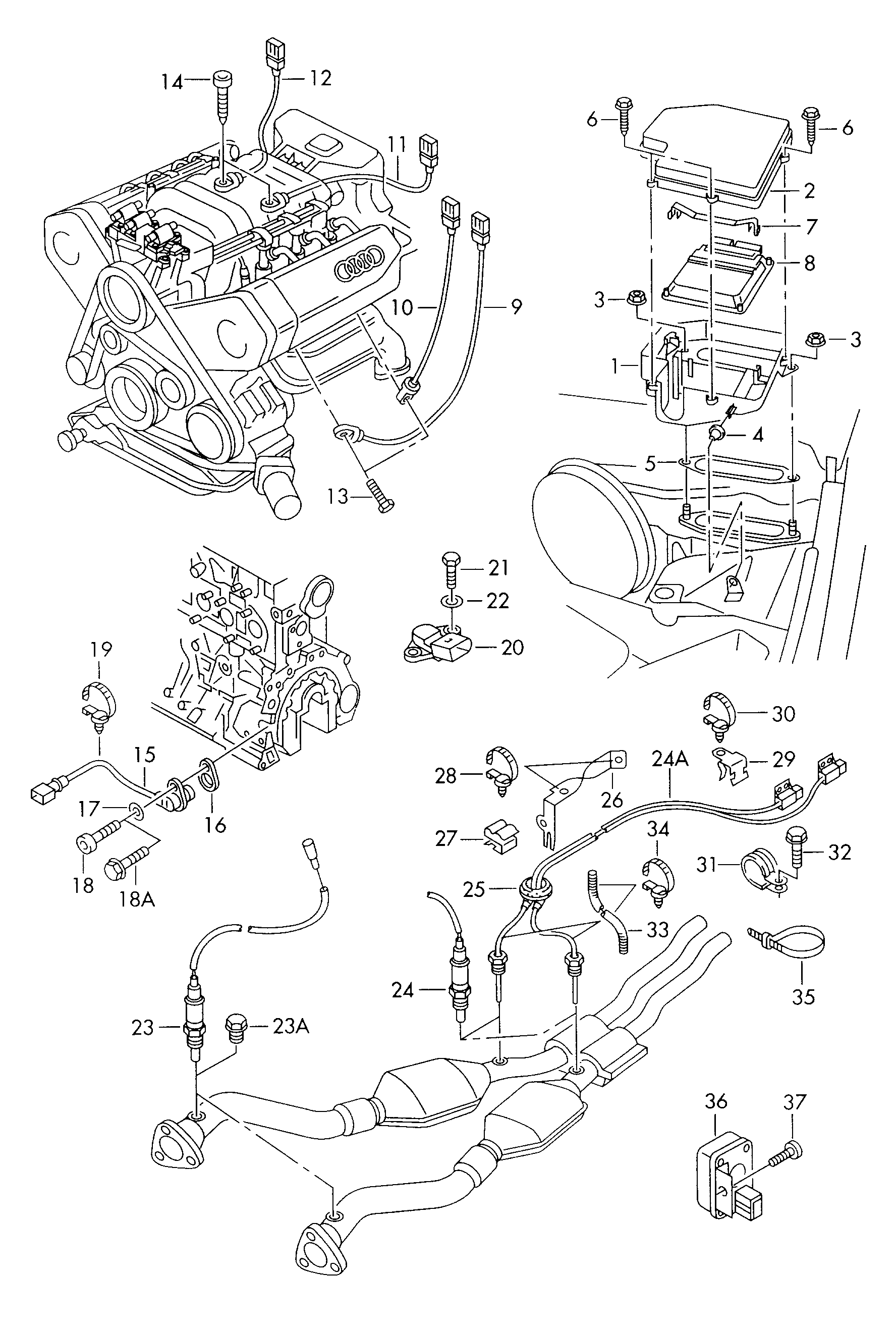 Seat 021 906 265 AQ - Sonda Lambda parts5.com